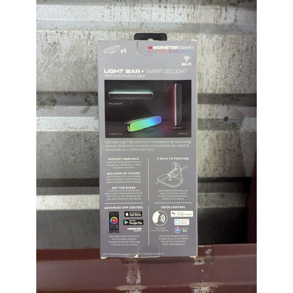 Monster Smart Sound Reactive‎ Multi-Color LED Light Bar - Picture 2 of 5